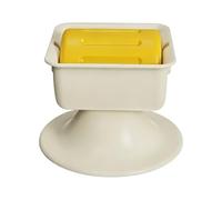 Dog Lick Bowl - 20x20x10cm Non-Slip Lick Liquid Feeder | Slow Feeder Dog Bowls with Rolling Core For Home Living Room Kitchen Dining Area Apartment Weight Management Behavior Training Mealtime