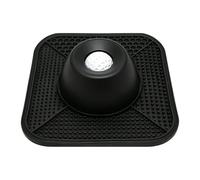 Dog Lick Bowl - Non-Slip Lick Liquid Feeder | Slow Feeder Dog Bowls With Rolling Ball | Home Bone Broth Yogurt Wet Food Pet Toy Small Medium Large Dogs | Thermoplastic Rubber 24.8x24.8x6.5cm Black Blu