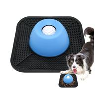 Dog Lick Bowl - | Non Slip Slow Feeder with Rolling Ball Liquid Feeder For Dogs, Interactive Pet Feeding Bowl For Weight Management Behavior Training Home Kitchen Dining Durable Design