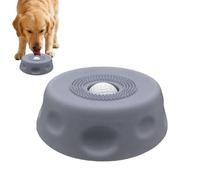 Dog Lick Bowl with Licking Ball - Slow Feeding Liquid Treat Toy, Non-Slip Interactive Pet Feeder | Puppy Kitten Cats Treat Dispenser for Indoor Outdoor Training