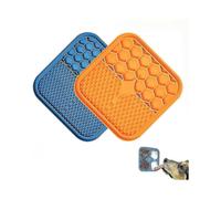 Dog Lick Mat, Large with Super Strong Suction Power for Dog Training, Pack Of 2