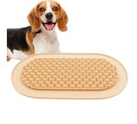 Dog Lick Pad, Antigolpes, Snacks Licking Pad Slow Feeding Tray, 17,91 x 9,76 pulgadas Dog Enrichment Toys, Anti-Tip Pets Training Mat for Small, Medium and Large Dogs