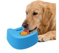 Dog Lick, Silicone Non Slip Slow Feeder with Rotating Ball Toy, Interactive Licking Feeding for and Mental Stimulation, Pet Feeding for Medium Dogs Puppies Home Outdoor