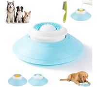 Dog Lick Sphere, Dog Licks Roll Ball, Dogs Liquid Lick Bowl, Dogs Lick Sphere Slow Feeder, for Pet Calming & Anxieties Relief, for Small Medium and Large (White)