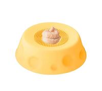 Dog Lick with Ball Silicone Non Slip Slow Feeder Dog Toy For Puppy Treat Yogurt Food Enrichment and, Interactive Licking Mat Pet Feeding For Training and Play Use