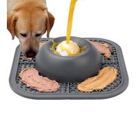Dog Licking Bowl, Silicone Slow Feeder with Rolling Ball