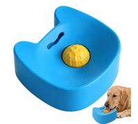 Dog Licking Bowl | Slow Eating Liquid Dispenser | Slow Eating Dog Bowl with Ball,for Apartment Dining Area Weight Management Home Kitchen Living Room Mealtime Behavior Training
