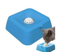 Dog Licking Bowl, Slow Feeding Pet Lick Dish, Anti Spill Liquid Treat Bowl with Rotating Ball System, Food Grade Pets Enrichment Design, Calming Style Feeder, Indoor Home Training Pet Care