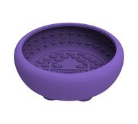 Dog Licking Bowl - Slow Feeding Silicone Pet Dish, Universal Puzzle Feeder with Strong Suction Base | Anti-Choking -Reducing Feeding Bowl for Cats, Dogs, Puppy, Indoor Outdoor Home Camping