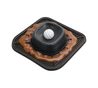 Dog Licking Bowl with Rolling Ball 25 x 25 x 6,8 cm | Silicona Slow Alimenter Mat for Wet Food | Licky Pad for Yogurt Broth Treats