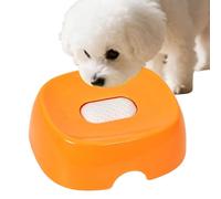 Dog Licking Bowl with Rolling Ball Licking Anti-Slip Toy Rolling Ball | Dog Food Bowl Slow Feeder for Camping Car Puppy Medium-Pet Outdoor Eating Training Standing Yard Garden