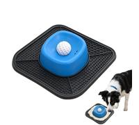 Dog Licking Bowl with Rolling Ball | Non-Slip Silicone Pet Licking Mat | Interactive Slow Feeeder Dog Bowls | for Feseding Eating Liquid Treat Snack Bone Brotsh Yogurt