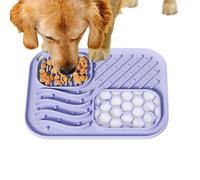 Dog Licking Mat | Silicone Non-Slip Puzzle Feeder Licking Mat with Suction