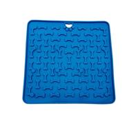Dog Licking Mat, Silicone Pet Food Pad, 7.36x7.36 Inches Textured Slow Feed Design, Non Slip Suction Backing, Easy Clean Treat Dispenser for Boredom, Training, Feeding, Enrichment, Puppies, Dogs, Cats