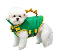 Dog Life Jacket - Dinosaur Style, Adjustable Buoyancy Swim Suit, Lightweigh | Life Vest Dogs Life Jacket For Dog DinosaurPool Beach Water Kayak Boat Lake Rain River Summer Bathing Small Medium Breed Swim