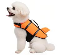 Dog Life Jacket Swimming, Breathable Pet Buoyancy Vest with Adjustable Straps Rescue Handle, Safety Floating Suit for Puppies Dogs in Boating, Pool Training, Beach Water Sports
