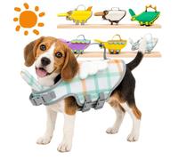Dog Life Jacket with headrest, Dog Life Vest for Small Dogs，F：S