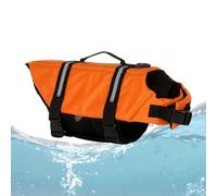 Dog Life Vest, Reflective Water Vest, Breathable Adjustable Float Harness, Long-Lasting Constructio Comfortable Maximum Security for Swimming Pool, Kayak, Rafting, and Lake Use