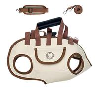 Dog Lift Harness, Adjustable & Soft Dog Sling Carrier with Detachable Hand Grip, Ideal for Senior, Injured, Disabled, Surgery Rehabilitation, M