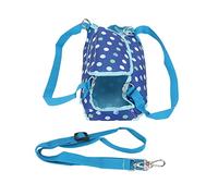Dog Lift Harness for Small Dogs | Dual Lumbar Strips Back Support | Breathable & Washable Sling for Travel/Vet Visits/Recovery | Portable Dog Sling Harness (Blue)