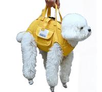 Dog Lift Harness for Small Pets - Adjustable Support Vest Harness with Handles | Breathable Hands-Free Carrier for Daily Walking Vet Visits Long Trip Outdoor Camping fôr Cats Small to Medium Dogs