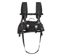 Dog Lift Harness, Puppy Walking Aid, Shock Absorbing Support Harness, Multi-Functional Adjustable Chaleco for Training, Recovery, Elderly Dogs, Hiking, Senior Service Breeds, Black