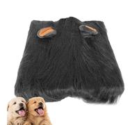 Dog Lion Mane, Realistic Costume for Pets, Plush Halloween Lion Wig for German Shepherds, Lightweight Cosplay Outfit for Medium and Large Dogs, Perfect for Parties and Photos, 14.96x14.96 Inches.