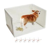Dog Litter Box - Dog Potty Tray | Portable Detachable Waterproof High Walls Pet Supplies For Puppy Medium | Outdoor Potty Training Dogs Pee Box Large Training Home Apartment Balcony Travel Living Room