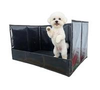 Dog Litter Box - High Walls Toilet Pet Supplies, Indoor Dog Pee Station | Pet Training Toilet Tray System, Anti Splash Containment Design, Odor Control Hygiene Box For Small, Medium, Large, Home