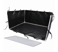 Dog Litter Box With High Walls - Effortless Large Splash Guard For Litter Box | Easy Cleanup Puppy Toilet Fence, Easy Clean Portable Orine Pad Fence Waterproof 600D For Pet