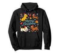 Dog Lover Christmas Cute Pet Santa Puppy Funny Ugly Xmas Sudadera con Capucha