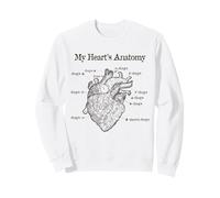 Dog Lover Heart Anatomy Shirt - Dog Owner, Medic, Veterinary Sudadera