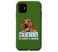 Dog Lover Mens Womens Kid Funny Rhodie Elements of Happiness Carcasa para iPhone 11