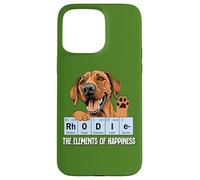 Dog Lover Mens Womens Kid Funny Rhodie Elements of Happiness Carcasa para iPhone 15 Pro Max