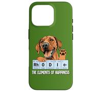 Dog Lover Mens Womens Kid Funny Rhodie Elements of Happiness Carcasa para iPhone 16 Pro