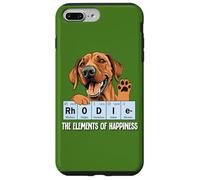 Dog Lover Mens Womens Kid Funny Rhodie Elements of Happiness Carcasa para iPhone 7 Plus/8 Plus