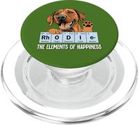 Dog Lover Mens Womens Kid Funny Rhodie Elements of Happiness PopSockets PopGrip para MagSafe