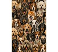 Dog Lovers Notebook (6x9): Cute Dogs Journal for Pet Lovers | Lined Notebook for Writing, School and Notes | Puppy Lover Gift for Women, Teens and Kids | 100 Pages