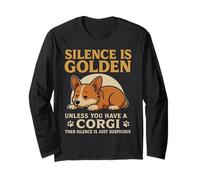 Dog Lovers Silence Is Golden Unless You Have a Corgi Manga Larga