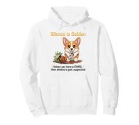 Dog Lovers Silence Is Golden Unless You Have a Corgi Sudadera con Capucha