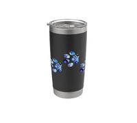 Dog Lovers Unique Gift Collage Art Puppy Paws for boys girls Vaso térmico de acero inoxidable de doble pared