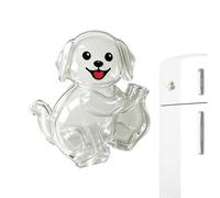 Dog Magnets Fridge, Magnetic Pet Memorial Decor, Keepsake Organizer, Clear Puppy Hair Storage Whisker Holder Magnet for Animal Lovers Home Kitchen Memo Board 1.77x1.18in