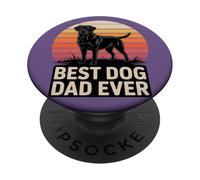 Dog Make Everything Better I Love Labrador, el Mejor Padre de Perros de Todos los Tiempos PopSockets PopGrip Adhesivo
