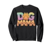 Dog MAMA, mamá perro, con estampado de pata como motivo Sudadera