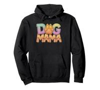 Dog MAMA, mamá perro, con estampado de pata como motivo Sudadera con Capucha