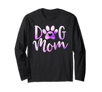 Dog Mamma Paw Love Rescue Dogs, Linda Madre Manga Larga