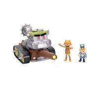 Dog Man Squirrel Tank + 2 Figures/Toys