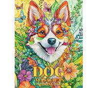 Dog Mandalas Coloring Book: A Coloring Book for Adults with Beautiful Akita to Reduce Stress and Relax