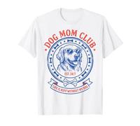 Dog Mom Club Life Is Ruff Without My Dog Golden Retriever Camiseta