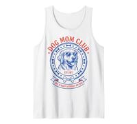 Dog Mom Club Life Is Ruff Without My Dog Golden Retriever Camiseta sin Mangas